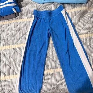 Katie J NYC Blue and White Kids Joggers